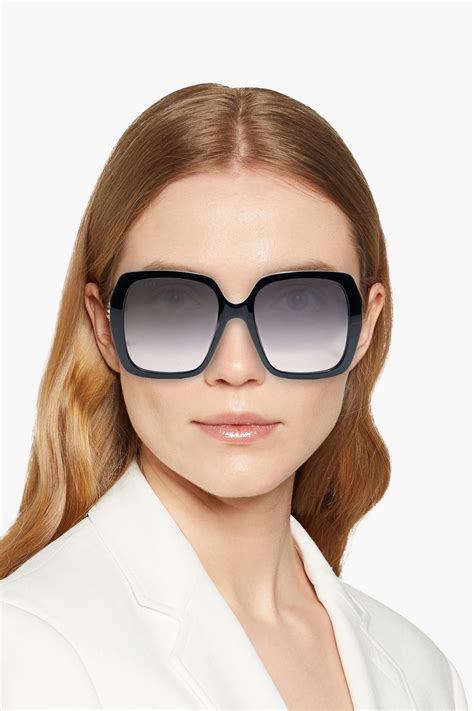 gucci square-frame acetate sunglasses ebay|Gucci square sunglasses unisex.